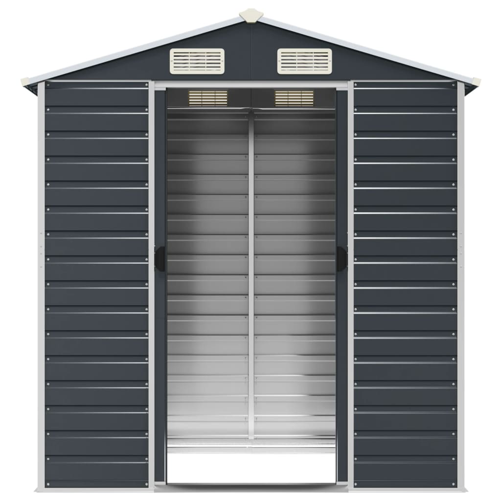 8720845894542_g_en_hd_3 vidaXL Garden Shed Anthracite 191x130x198 cm Galvanised Steel - Image 5