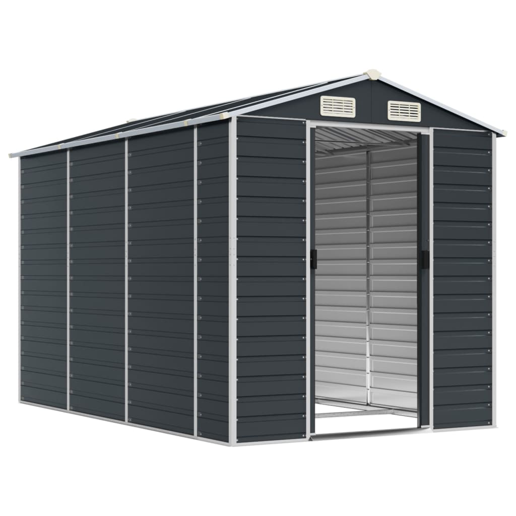 8720845894566_g_en_hd_1 vidaXL Garden Shed Anthracite 191x300x198 cm Galvanised Steel - Image 3