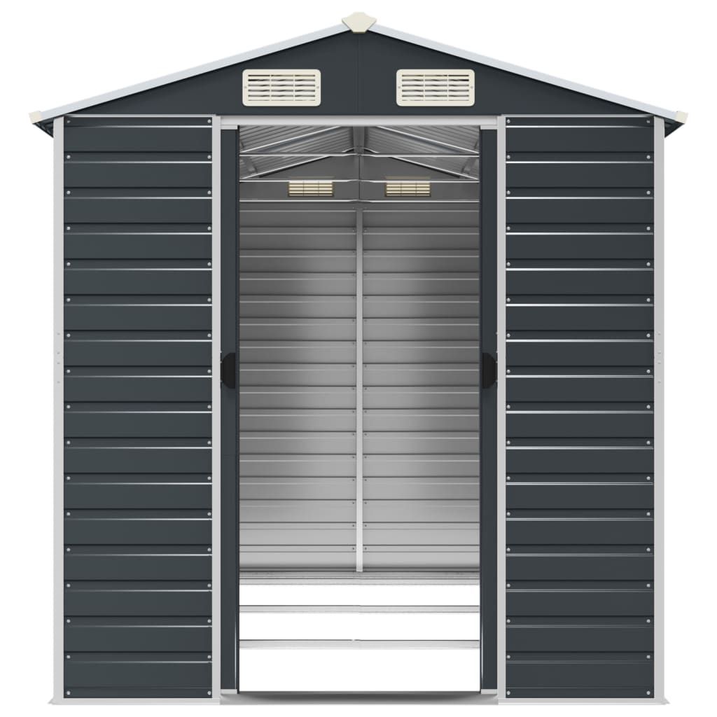 8720845894566_g_en_hd_3 vidaXL Garden Shed Anthracite 191x300x198 cm Galvanised Steel - Image 5