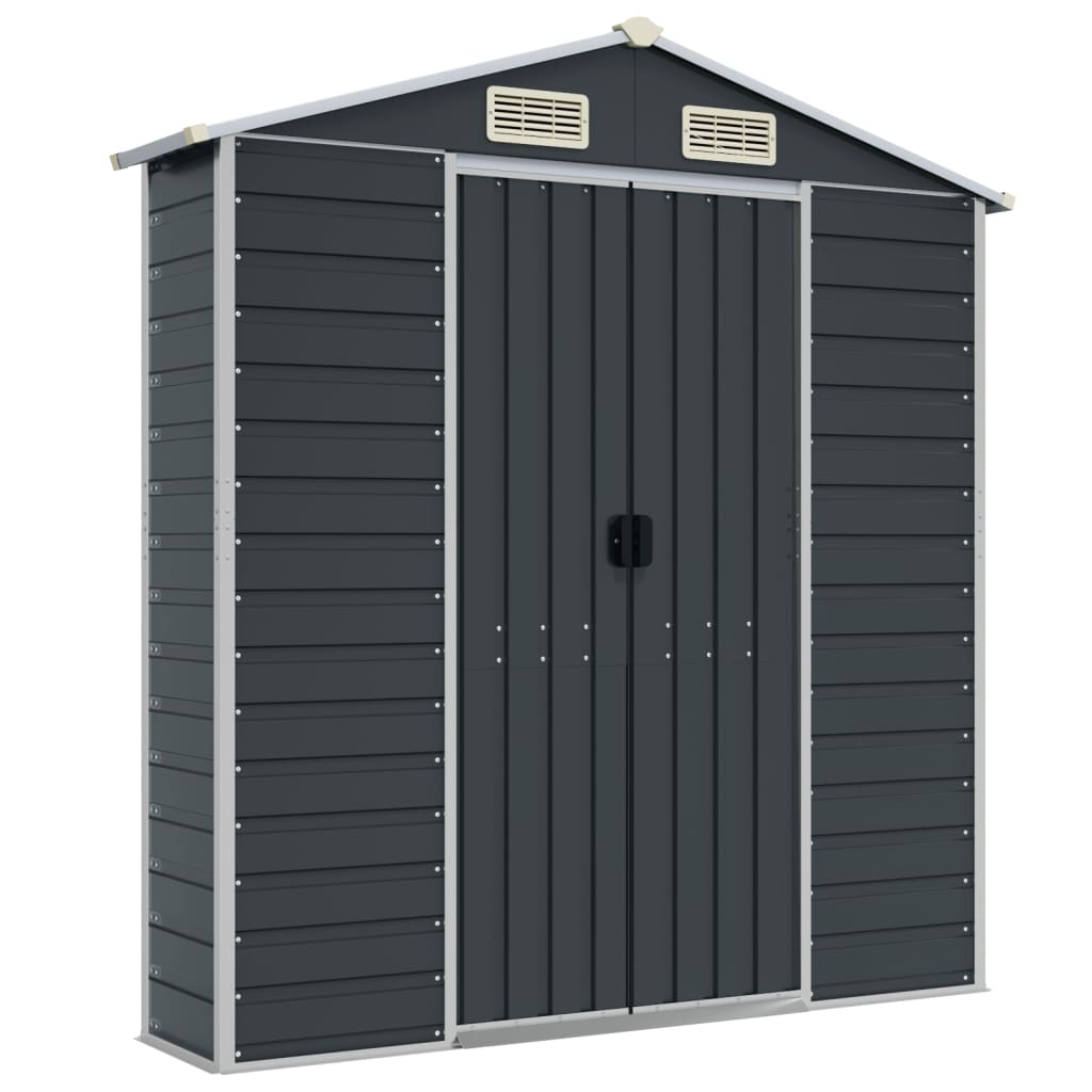 8720845894566_g_en_hd_6 vidaXL Garden Shed Anthracite 191x300x198 cm Galvanised Steel - Image 8