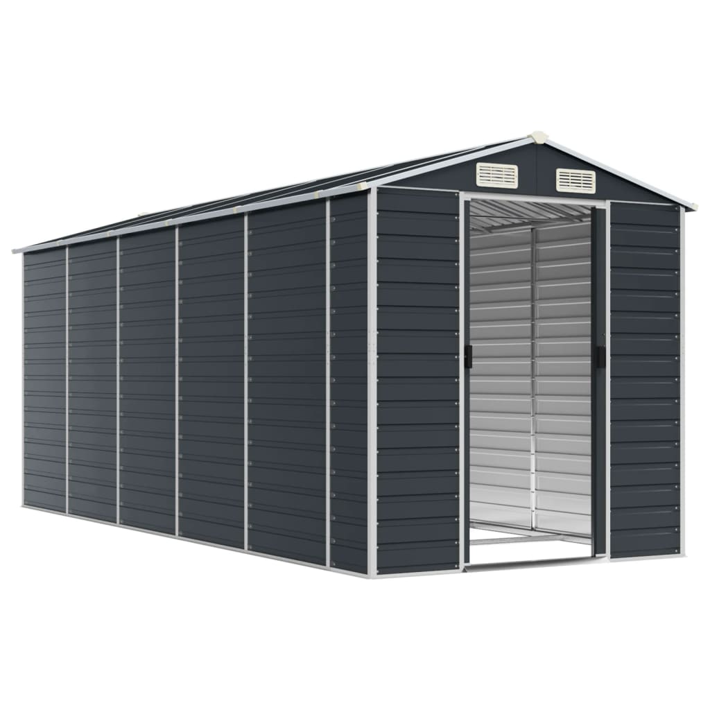 8720845894580_g_en_hd_1 vidaXL Garden Shed Anthracite 191x470x198 cm Galvanised Steel - Image 3