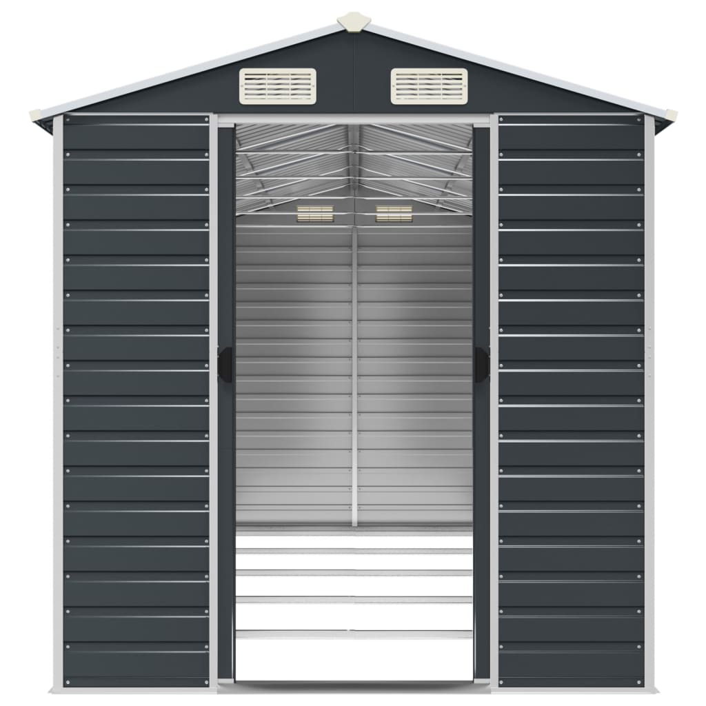 8720845894580_g_en_hd_3 vidaXL Garden Shed Anthracite 191x470x198 cm Galvanised Steel - Image 5