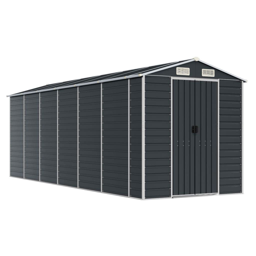 8720845894597_a_en_hd_1 vidaXL Garden Shed Anthracite 191x555x198 cm Galvanised Steel - Image 2