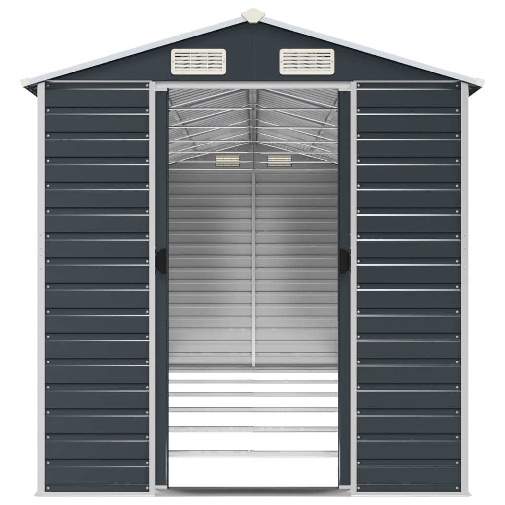 8720845894597_g_en_hd_3 vidaXL Garden Shed Anthracite 191x555x198 cm Galvanised Steel - Image 5