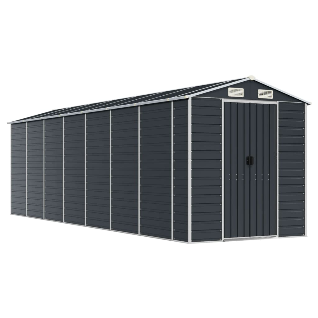 8720845894603_a_en_hd_1 vidaXL Garden Shed Anthracite 191x640x198 cm Galvanised Steel - Image 2