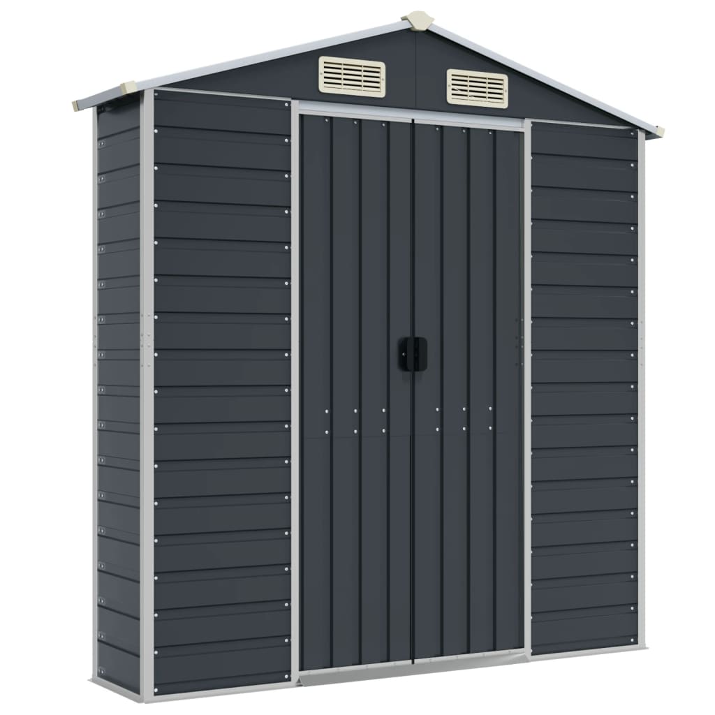 8720845894627_g_en_hd_6 vidaXL Garden Shed Anthracite 191x810x198 cm Galvanised Steel - Image 8