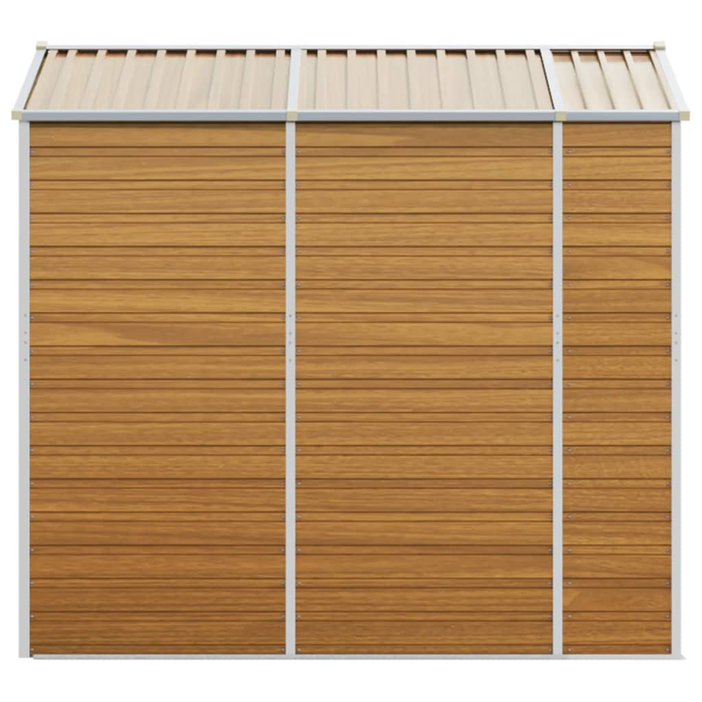 8720845894771_g_en_hd_4 vidaXL Garden Shed Light Brown 191x215x198 cm Galvanised Steel - Image 6