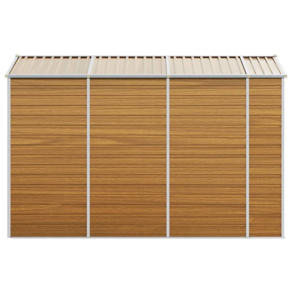 8720845894788_g_en_hd_4 vidaXL Garden Shed Light Brown 191x300x198 cm Galvanised Steel - Image 6