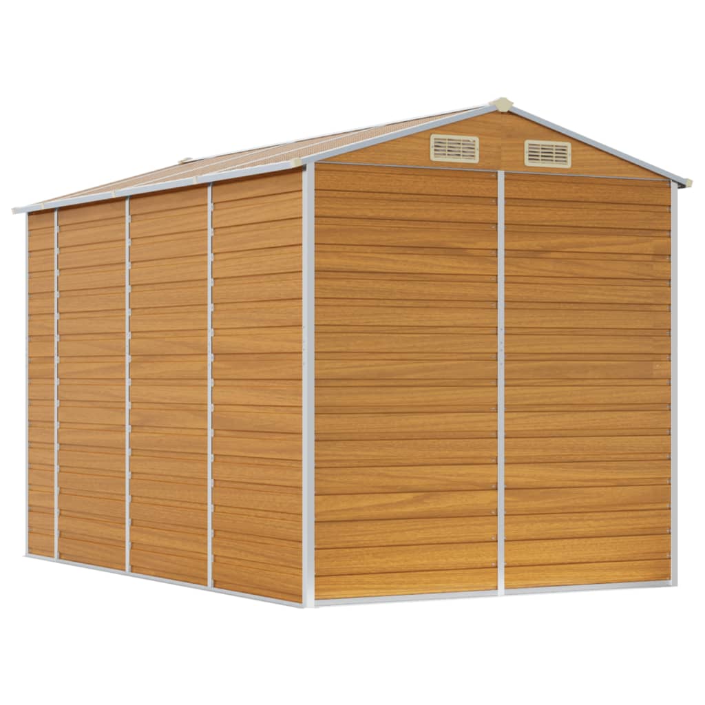 8720845894788_g_en_hd_5 vidaXL Garden Shed Light Brown 191x300x198 cm Galvanised Steel - Image 7