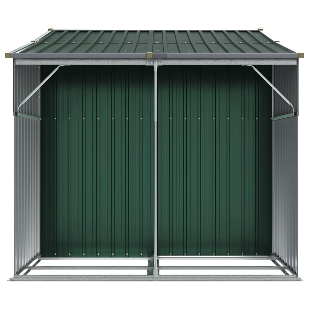 8720845894870_g_en_hd_4 vidaXL Garden Shed Green 277x192.5x179 cm Galvanised Steel - Image 6