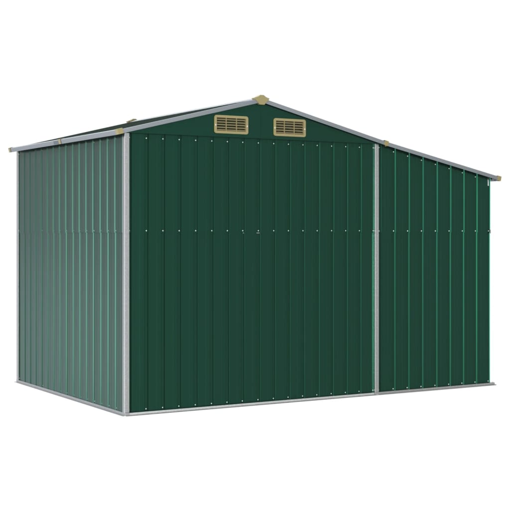 8720845894870_g_en_hd_5 vidaXL Garden Shed Green 277x192.5x179 cm Galvanised Steel - Image 7