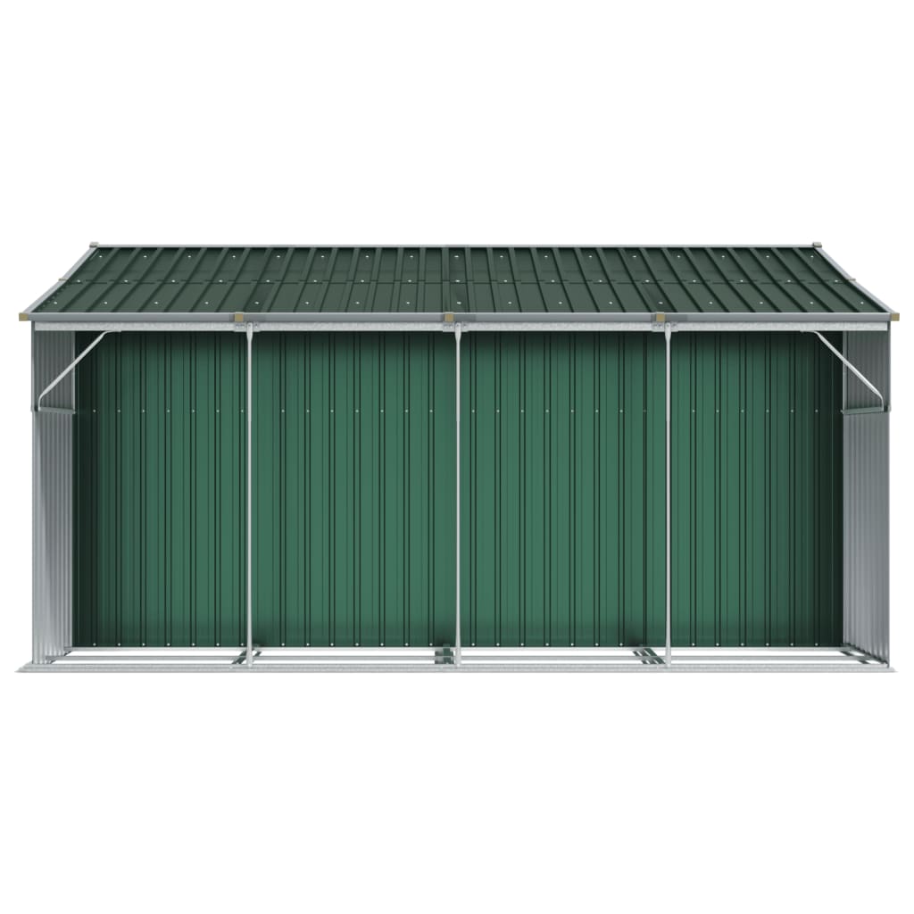 8720845894894_g_en_hd_4 vidaXL Garden Shed Green 277x365.5x179 cm Galvanised Steel - Image 6
