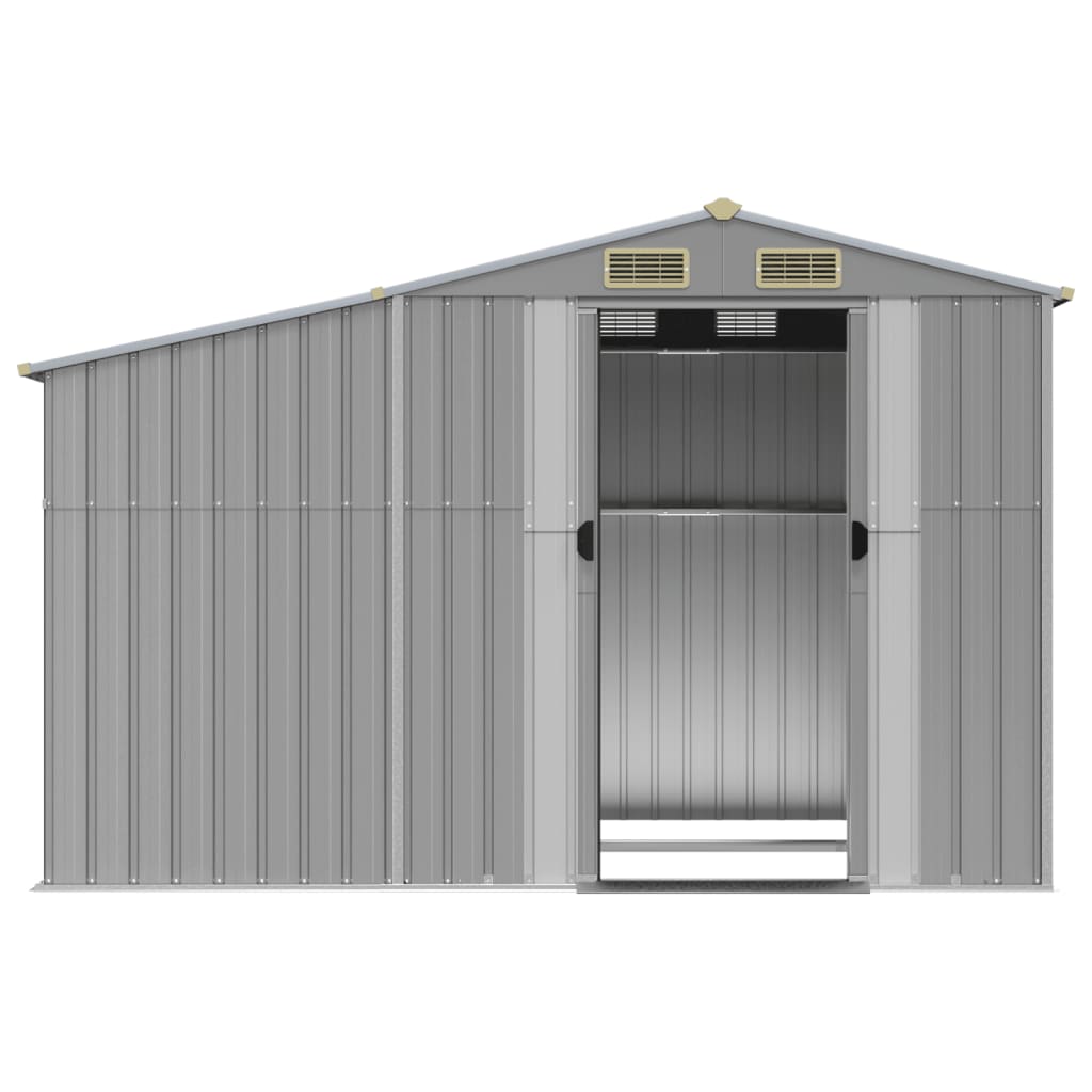 8720845894900_g_en_hd_3 vidaXL Garden Shed Grey 277x192.5x179 cm Galvanised Steel - Image 5