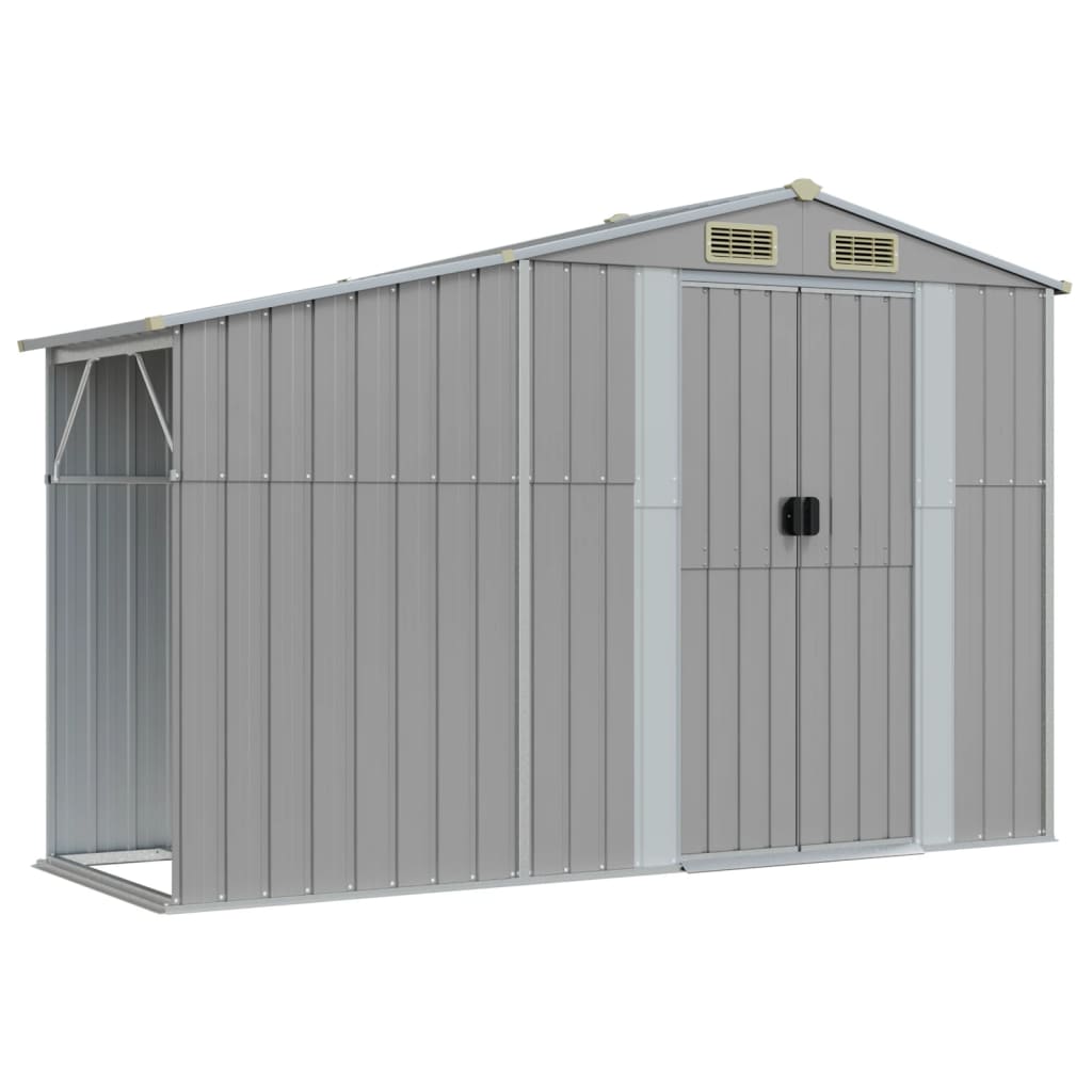 8720845894900_g_en_hd_6 vidaXL Garden Shed Grey 277x192.5x179 cm Galvanised Steel - Image 8
