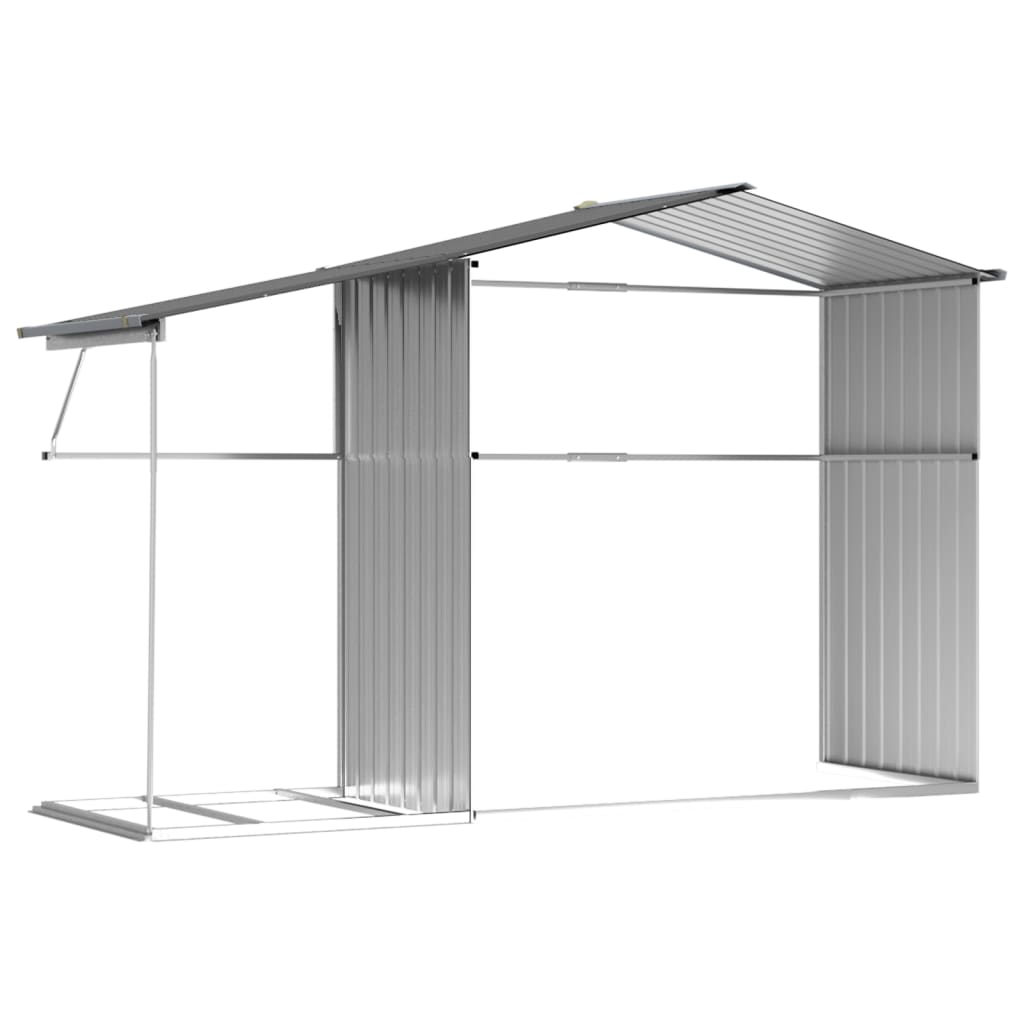 8720845894900_g_en_hd_7 vidaXL Garden Shed Grey 277x192.5x179 cm Galvanised Steel - Image 9