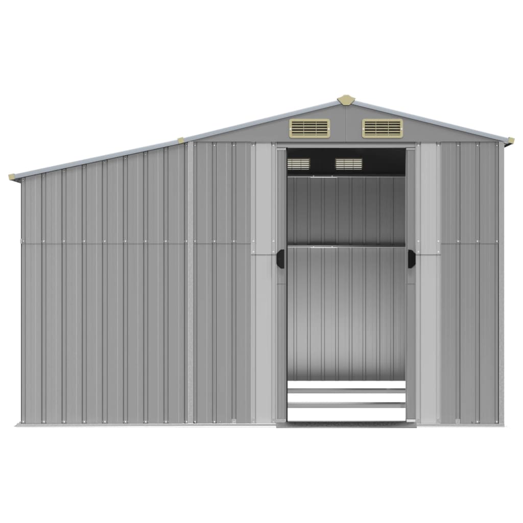 8720845894917_g_en_hd_3 vidaXL Garden Shed Grey 277x279x179 cm Galvanised Steel - Image 5