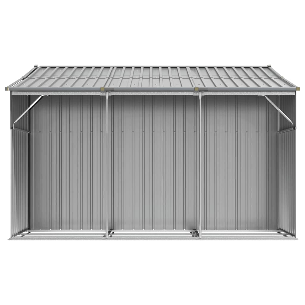 8720845894917_g_en_hd_4 vidaXL Garden Shed Grey 277x279x179 cm Galvanised Steel - Image 6
