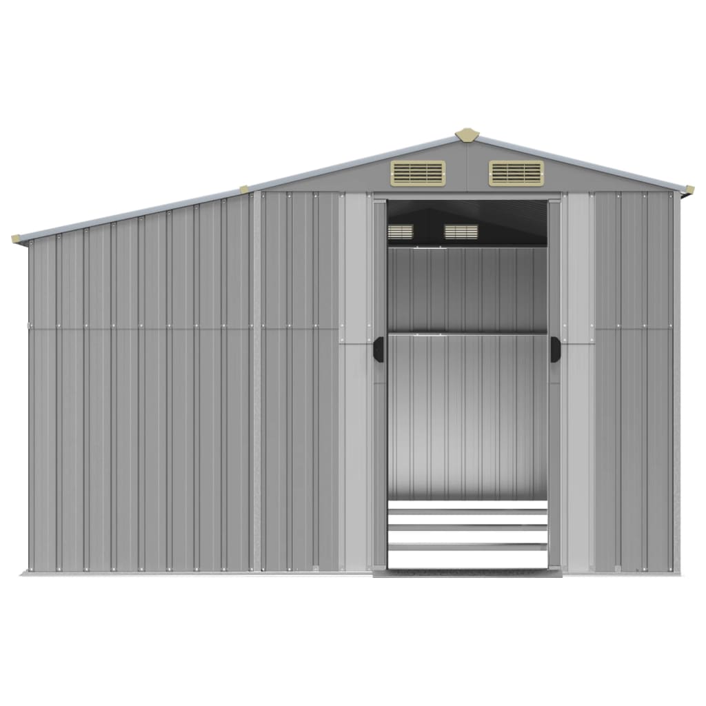 8720845894924_g_en_hd_3 vidaXL Garden Shed Grey 277x365.5x179 cm Galvanised Steel - Image 5