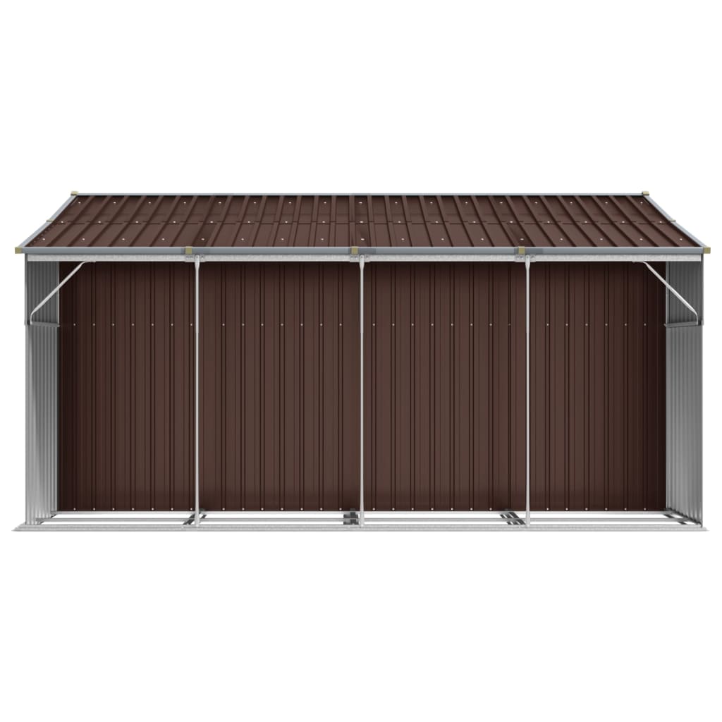 8720845894986_g_en_hd_4 vidaXL Garden Shed Brown 277x365.5x179 cm Galvanised Steel - Image 6