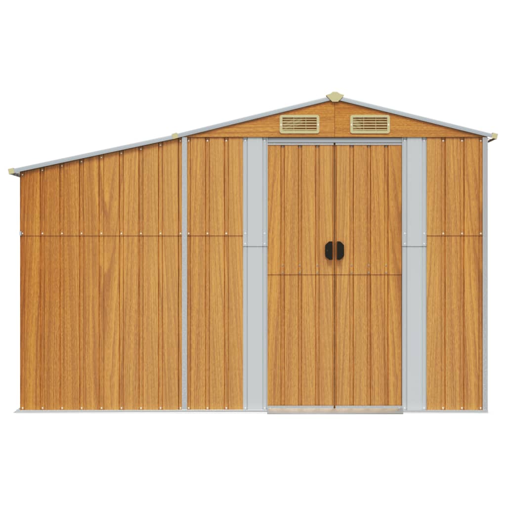 8720845894993_g_en_hd_2 vidaXL Garden Shed Light Brown 277x192.5x179 cm Galvanised Steel - Image 4