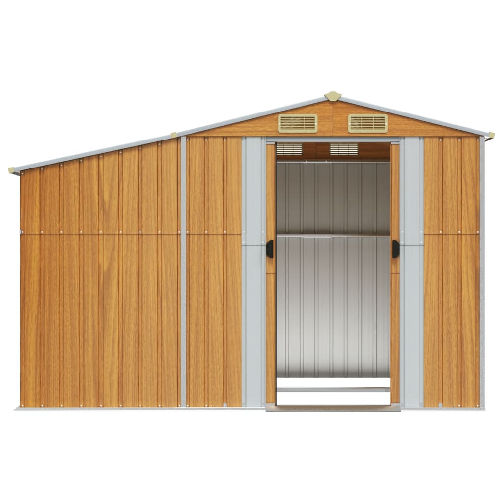 8720845894993_g_en_hd_3 vidaXL Garden Shed Light Brown 277x192.5x179 cm Galvanised Steel - Image 5