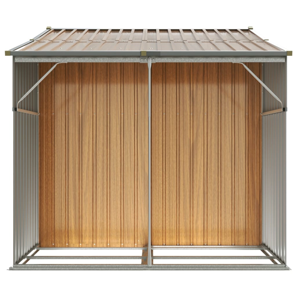 8720845894993_g_en_hd_4 vidaXL Garden Shed Light Brown 277x192.5x179 cm Galvanised Steel - Image 6