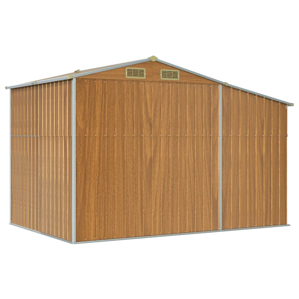 8720845894993_g_en_hd_5 vidaXL Garden Shed Light Brown 277x192.5x179 cm Galvanised Steel - Image 7