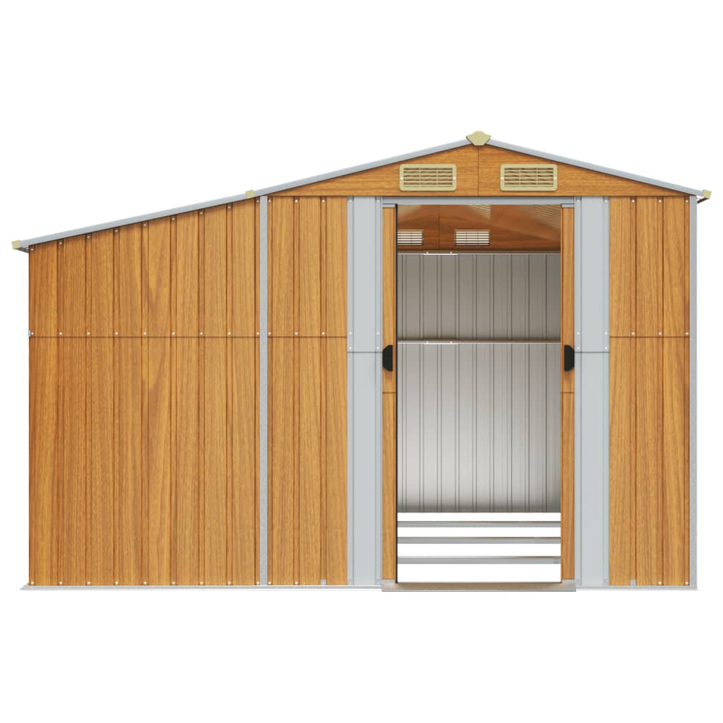 8720845895013_g_en_hd_3 vidaXL Garden Shed Light Brown 277x365.5x179 cm Galvanised Steel - Image 5