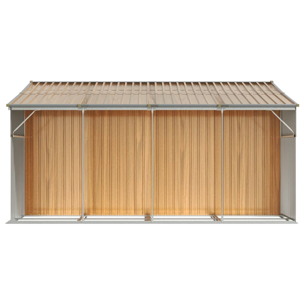 8720845895013_g_en_hd_4 vidaXL Garden Shed Light Brown 277x365.5x179 cm Galvanised Steel - Image 6