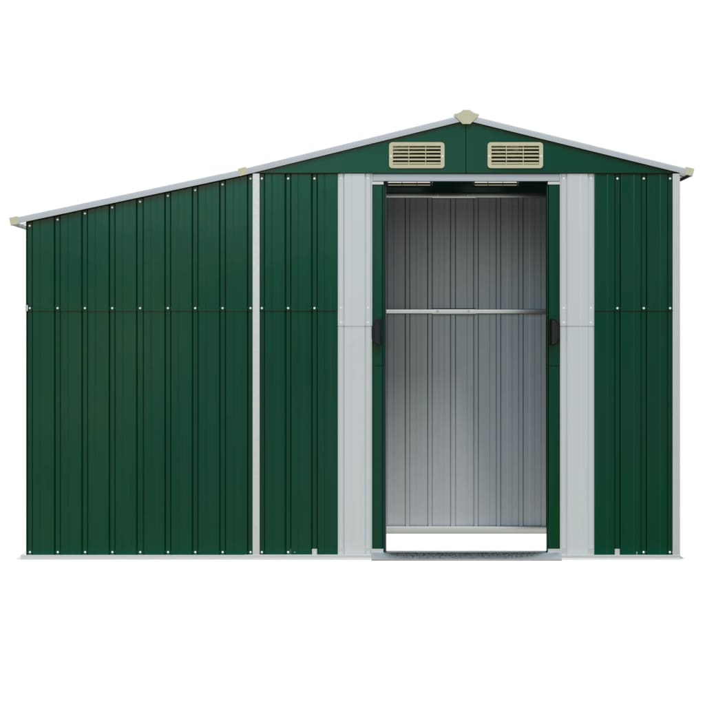 8720845896720_g_en_hd_2 vidaXL Garden Shed Green 277x93x179 cm Galvanised Steel - Image 4