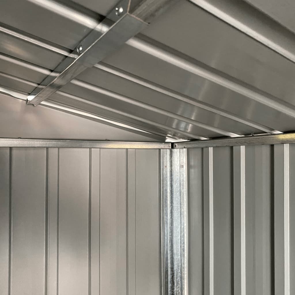 8720845896744_g_en_hd_5 vidaXL Garden Shed Grey 277x93x179 cm Galvanised Steel - Image 7