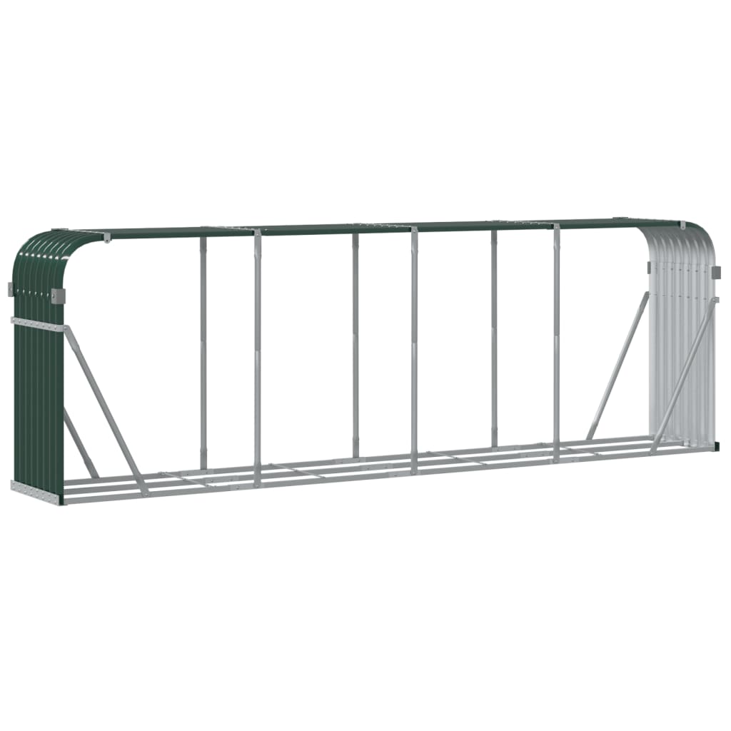 8720845896911_g_en_hd_4 vidaXL Log Holder Green 300x45x100 cm Galvanised Steel - Image 6