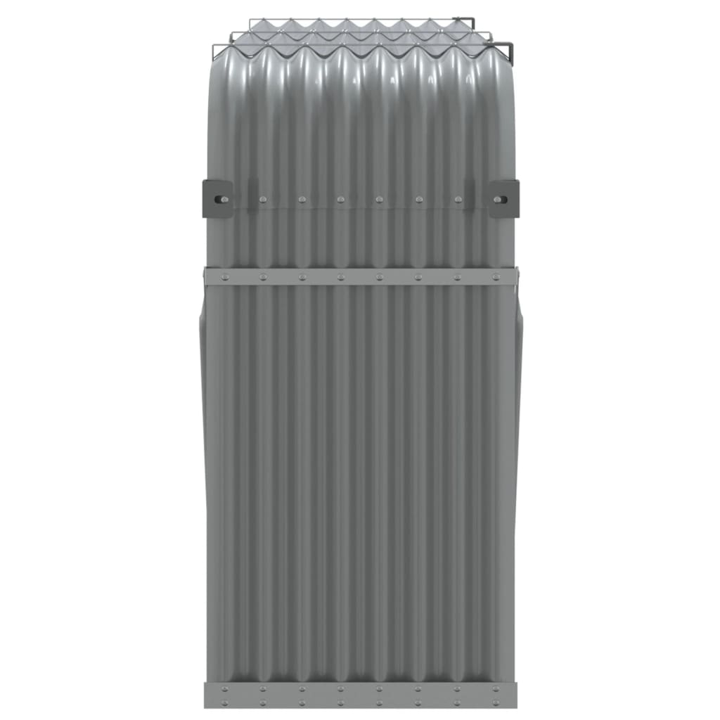 8720845896997_g_en_hd_3 vidaXL Log Holder Light Grey 180x45x100 cm Galvanised Steel - Image 5