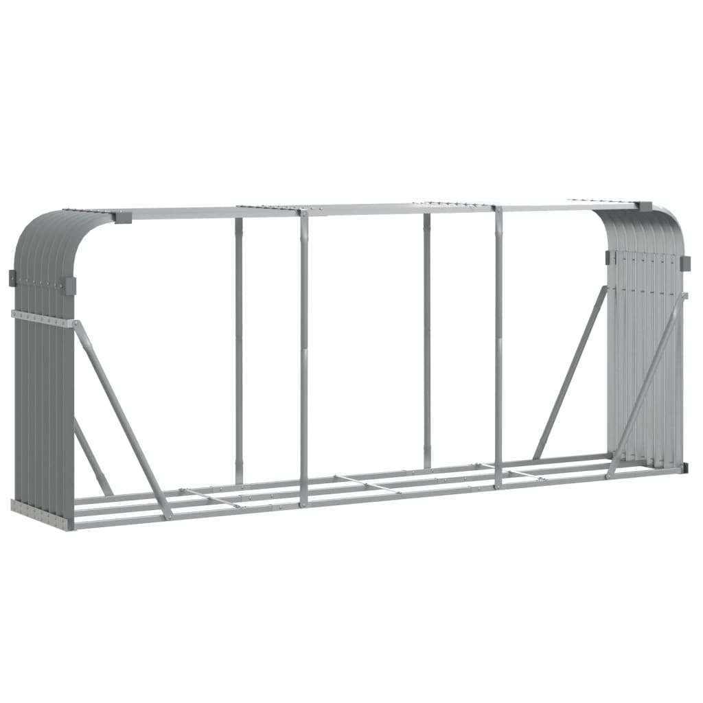 8720845897000_a_en_hd_1 vidaXL Log Holder Light Grey 234x45x100 cm Galvanised Steel - Image 2