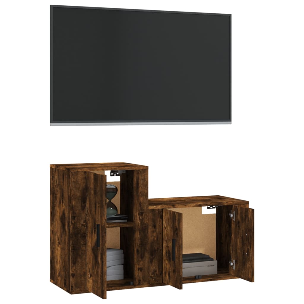 8720845898793_g_en_hd_1 vidaXL 2 Piece TV Cabinet Set Smoked Oak Engineered Wood - Image 4