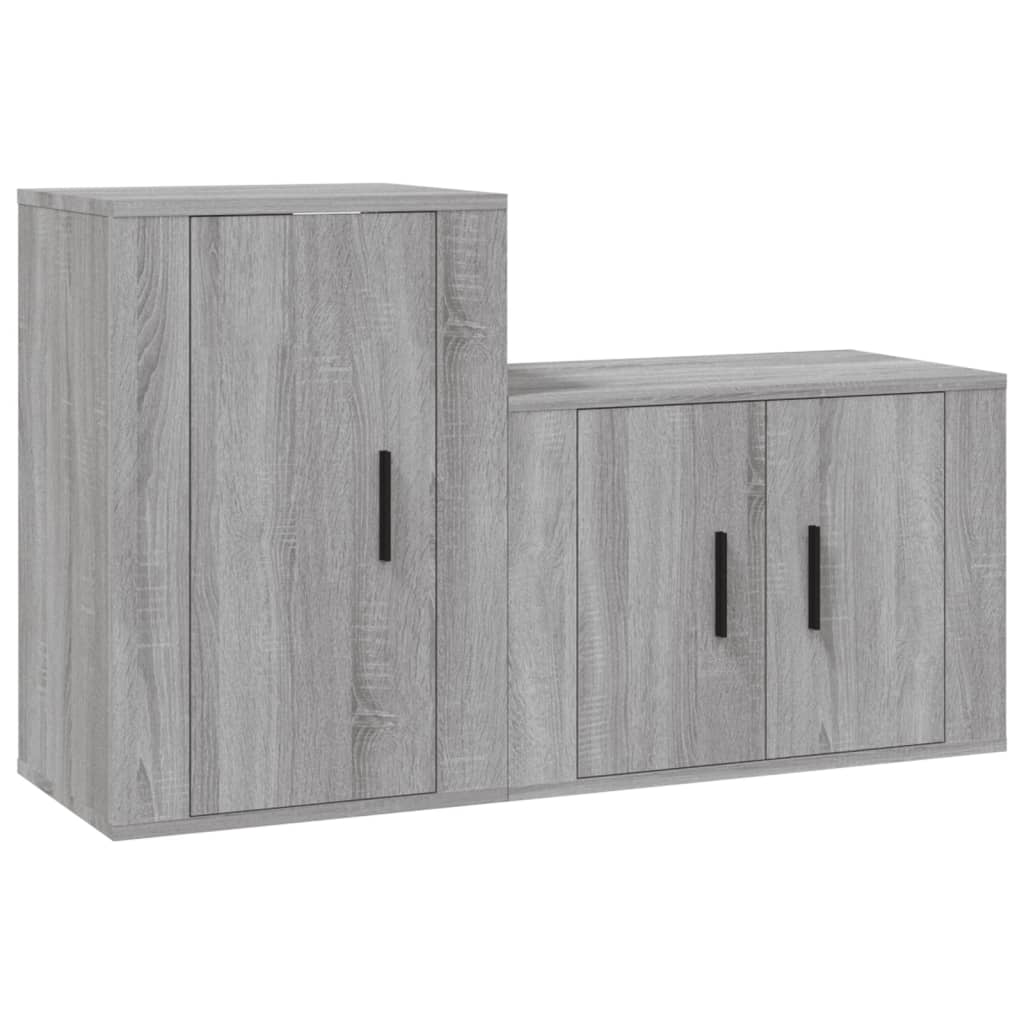 8720845898809_a_en_hd_1 vidaXL 2 Piece TV Cabinet Set Grey Sonoma Engineered Wood - Image 2