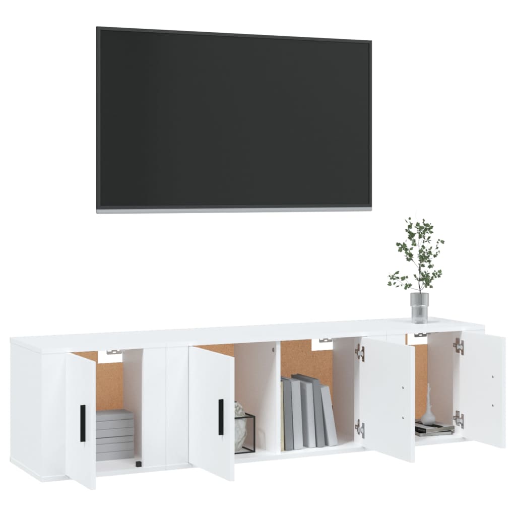 8720845898823_g_en_hd_1 vidaXL 3 Piece TV Cabinet Set White Engineered Wood - Image 4