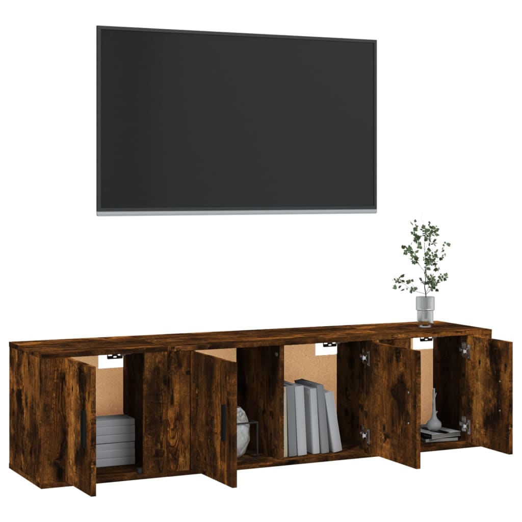 8720845898878_g_en_hd_1 vidaXL 3 Piece TV Cabinet Set Smoked Oak Engineered Wood - Image 4