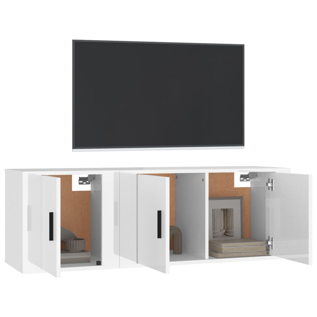 8720845898922_g_en_hd_1 vidaXL 2 Piece TV Cabinet Set High Gloss White Engineered Wood - Image 4