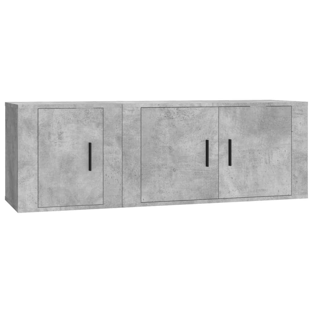 8720845898946_a_en_hd_1 vidaXL 2 Piece TV Cabinet Set Concrete Grey Engineered Wood - Image 2
