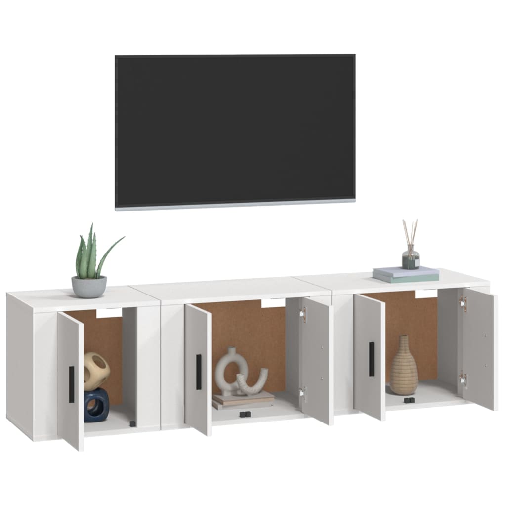 8720845899226_g_en_hd_1 vidaXL 3 Piece TV Cabinet Set White Engineered Wood - Image 4