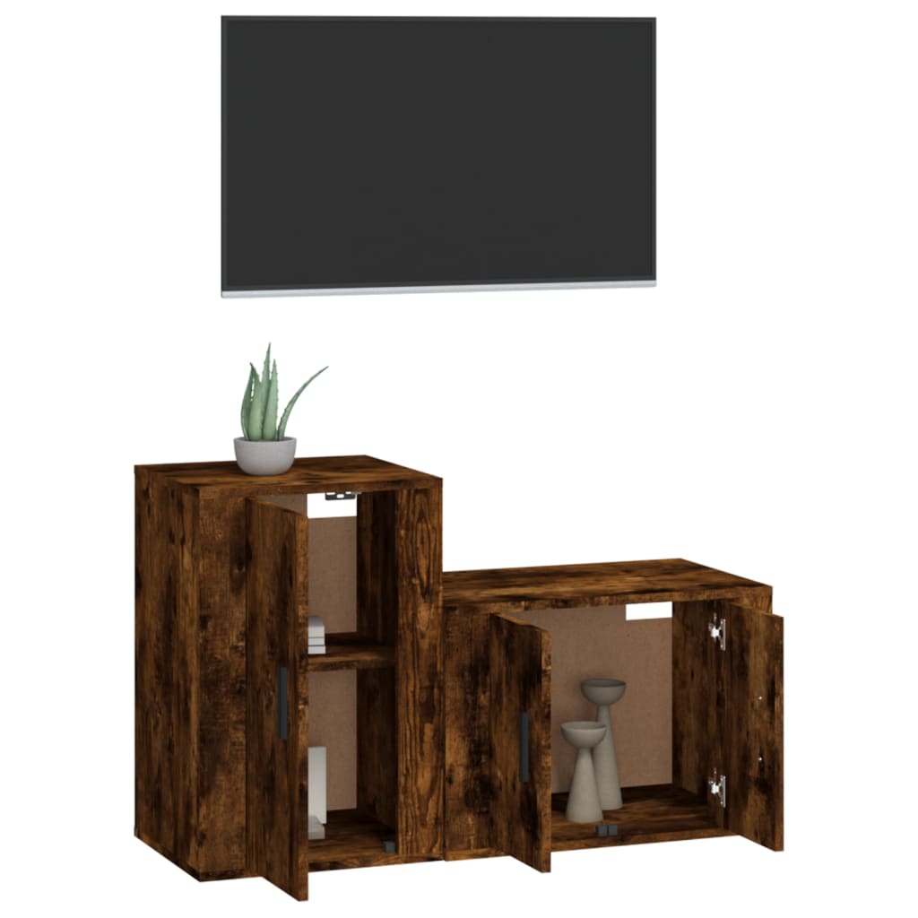 8720845899356_g_en_hd_1 vidaXL 2 Piece TV Cabinet Set Smoked Oak Engineered Wood - Image 4
