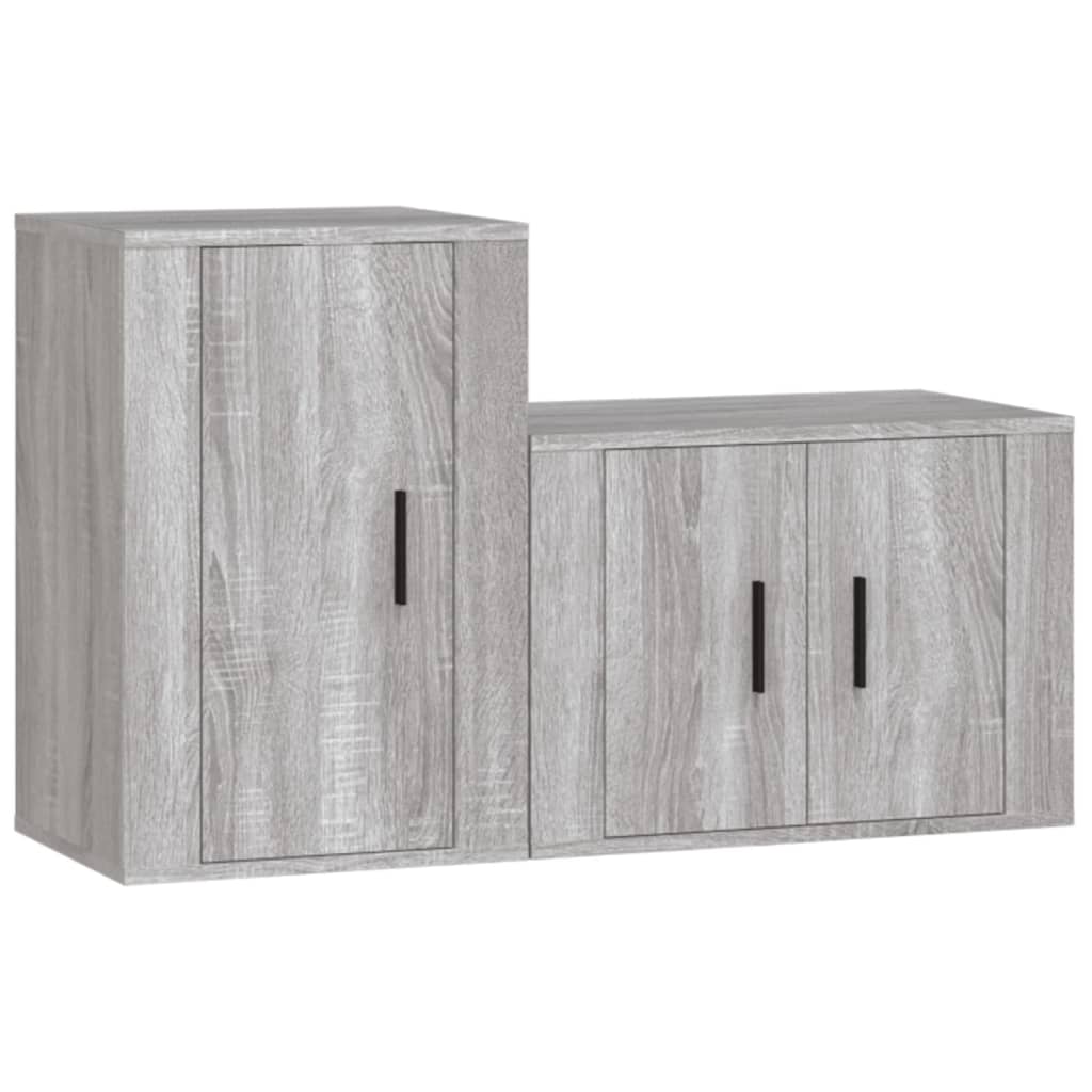 8720845899363_a_en_hd_1 vidaXL 2 Piece TV Cabinet Set Grey Sonoma Engineered Wood - Image 2