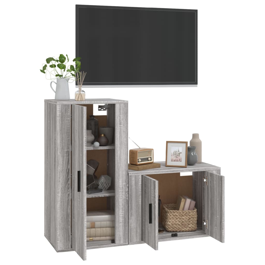 8720845899448_g_en_hd_1 vidaXL 2 Piece TV Cabinet Set Grey Sonoma Engineered Wood - Image 4