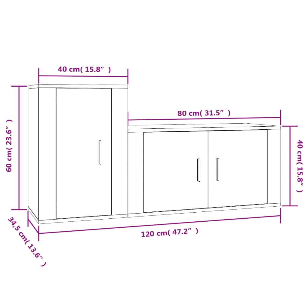 8720845899516_g_en_hd_6 vidaXL 2 Piece TV Cabinet Set Smoked Oak Engineered Wood - Image 9