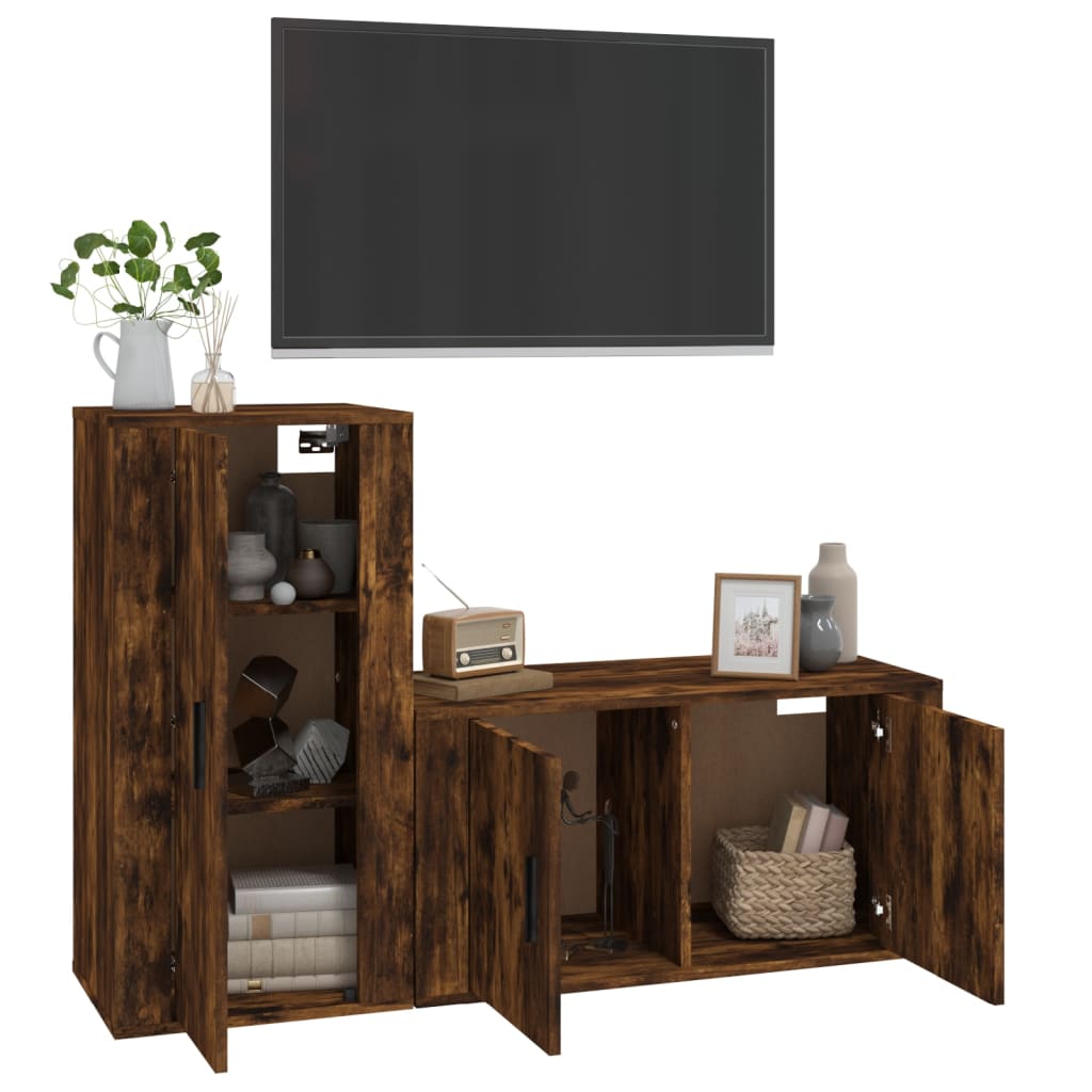 8720845899592_g_en_hd_1 vidaXL 2 Piece TV Cabinet Set Smoked Oak Engineered Wood - Image 4