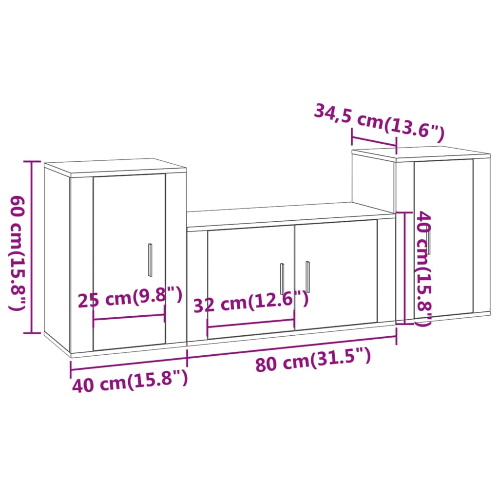 8720845899905_g_en_hd_6 vidaXL 3 Piece TV Cabinet Set Concrete Grey Engineered Wood - Image 9