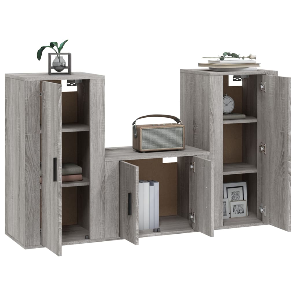 8720845900083_g_en_hd_1 vidaXL 3 Piece TV Cabinet Set Grey Sonoma Engineered Wood - Image 4
