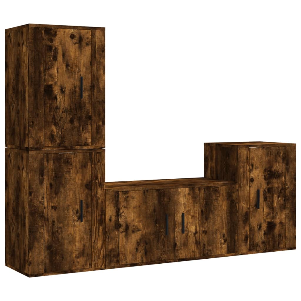 8720845900953_a_en_hd_1 vidaXL 4 Piece TV Cabinet Set Smoked Oak Engineered Wood - Image 2
