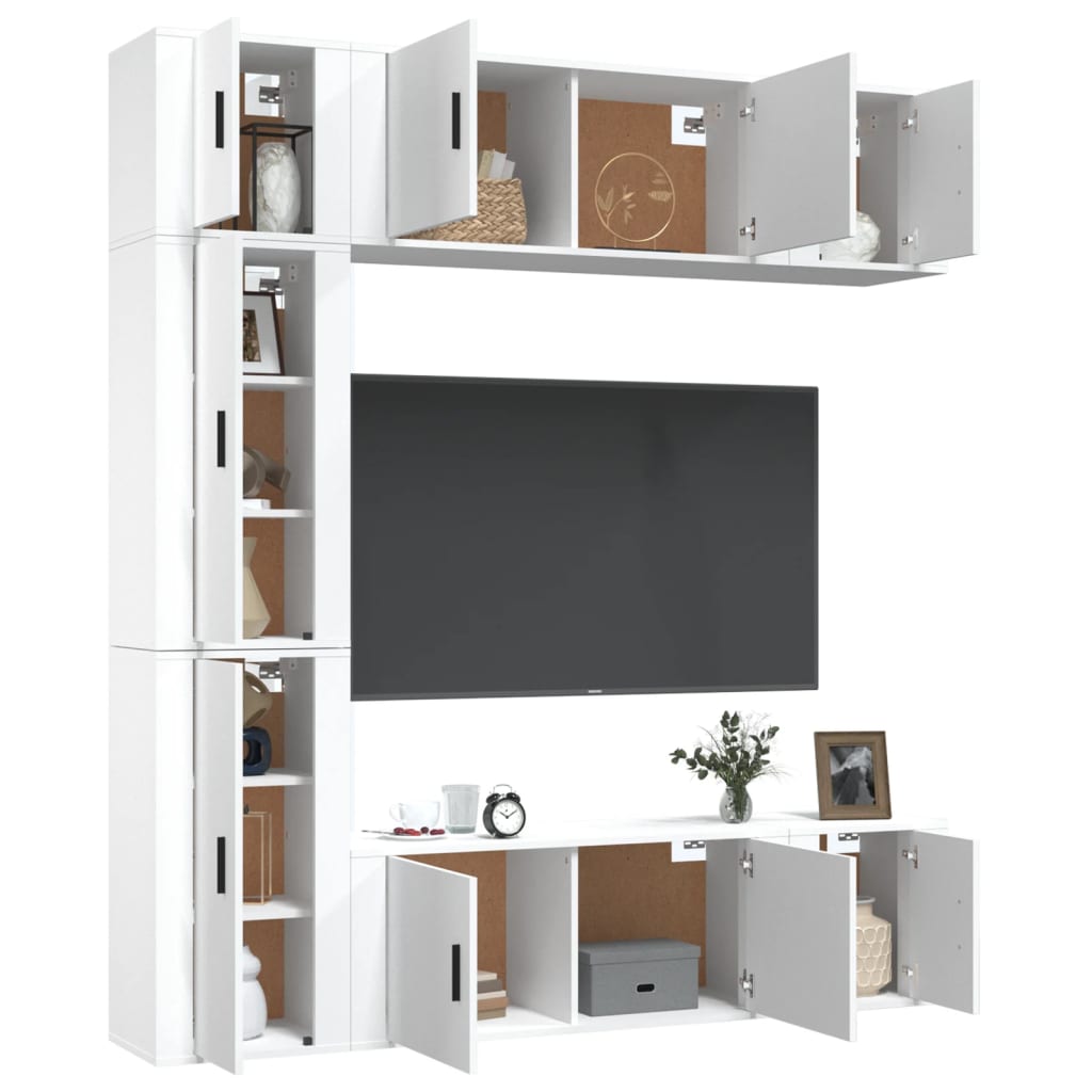 8720845901301_g_en_hd_1 vidaXL 7 Piece TV Cabinet Set White Engineered Wood - Image 4